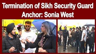 Termination of Sikh security guard, Anchor: Sonia West | SANJHA TV