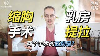 缩胸手术 vs 乳房提拉手术 | 全面了解两个手术的差异