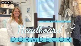 How to install your Dorm Decor Headboard!