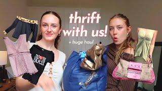 thrift with us + massive haul | heaps of y2k/90s finds