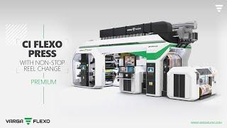 Flexo printing press ǀ OKTOFLEX PREMIUM non-stop reel change