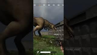 This Tyrannosaurus Rex Hunt Went WRONG For My Friend! #gaming #dinohuntergame #dinosaur #gameplay