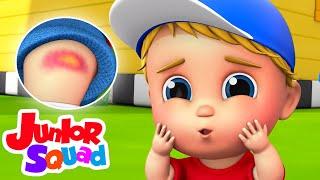 Boo boo canzone | Filastrocche | Cartoni animati | Junior Squad Italiano | Musica per bambini