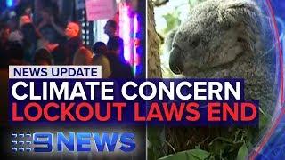 News Update: Govt's bushfire wildlife aid, Sydney lockout laws lifted | Nine News Australia