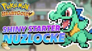 LIVE! Shiny Starter NUZLOCKE | Pokemon HeartGold #shorts