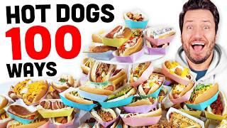 We Cooked and Ate 100 Different Hot Dogs!