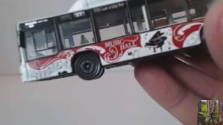 majorette Bus  and a Majorette Peugeot 405 t16 rally car