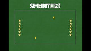 Fun sprinting activity or sports drill!