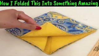 Amazing Idea How You Can Turn Pieces Of Fabric Into Something Stunning Beautiful/Sewing Tutorial