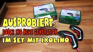 Ausprobiert: Bosch Akkuschrauber Ixo Set inkl. Ixolino (Neue Generation)