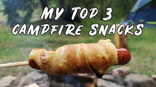 The BEST 3 Campfire Snacks!! Campfire Cooking & Food
