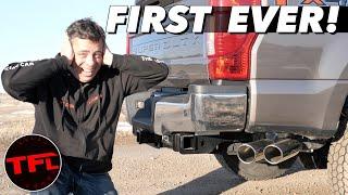 Too Loud or Not Enough? World's First 7.3L Godzilla V8 Cat Back Exhaust Mod!