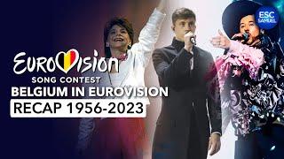  BELGIUM in Eurovision 1956 - 2023 | RECAP All Songs (Belgique/België Eurovision)