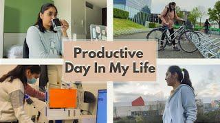 Day In My Life  | Lab Work, PhD Interview & Cooking