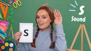 's' Sound | Learn Phonics | s words | Learn to Read | British Teacher