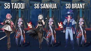 Changli with S0 Brant vs S6 Sanhua vs S6 Taoqi!!! How Significant is Their Damage Buff Differences??