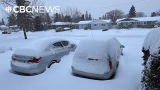 Saskatchewan sees second major snowfall of the season