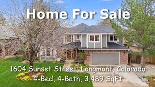 Virtual Tour 1604 Sunset Street, Longmont, Colorado is FOR SALE!