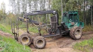 Timberjack 1010 in woods