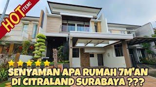 Inspirasi Rumah Mewah Split Level Ukuran 10x21 Yang Nyaman Banget dan Berkelas di Citraland Surabaya