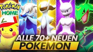 Mehr als 70 "NEUE" Pokemon in Karmesin & Purpur! | Pokemon Home 3.0 Update!