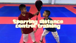 Sparring distance control training#taekwondo