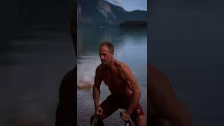 warrior workout at the lake #warrior #mountains