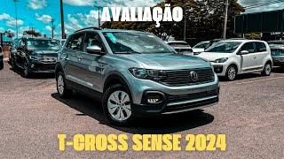 NOVO T-CROSS SENSE 2024 CHEGA MAIS COMPLETO