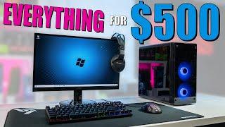 $500 FULL PC Gaming Setup and How To Upgrade It Over Time!