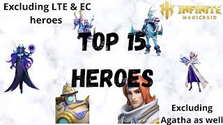 Top 15 Heroes [Infinite Magicraid]