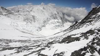 Geneva Spur with view down the Lhotse Face on Mount Everest