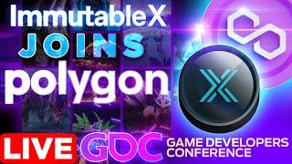 Immutable-X Joins Polygon!!  GDC 2023 | MAJOR Web3 Gaming Announcement 