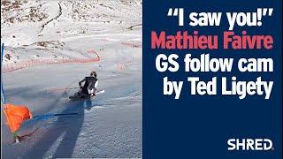 11 Gold Medals in 1 Run | Mathieu Faivre GS + Ted Ligety's Follow Cam