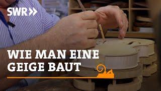 How to make a violin | SWR Handwerkskunst