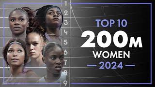 Year End Review 3 | Top 10 200m WOMEN 2024