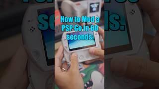 Modding a PSP GO in 60 Seconds!! #psp #playstation