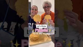 Pizzelle With Nonna #italian #biscuits #italiancooking