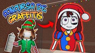 CONCURSO DE GRAFFITIS DE NAVIDAD en SPRAY PAINT  | ROBLOX