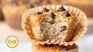 ALMOND FLOUR BANANA MUFFINS | easy healthy recipe