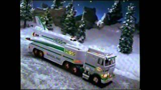 Hess 1999 Christmas Truck Space Shuttle Satellite Toy TV Commercial