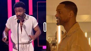 Will Smith Reacts To Donald Glover's BET Awards Joke