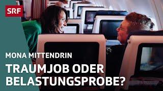 Über den Wolken mit Flight Attendants – Zwischen Jetlag und Reisefieber| Mona mittendrin 2024 | SRF