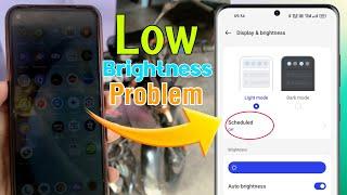 Mobile brightness problem | mobile brightness low problem