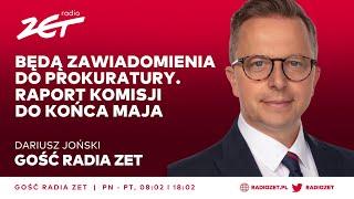 Dariusz Joński: Będą zawiadomienia do prokuratury. Raport komisji do końca maja