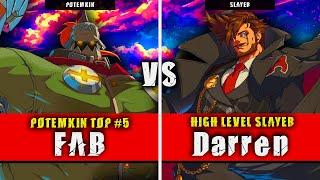 GGST | FAB (Potemkin) VS Darren (Slayer) | Guilty Gear Strive High level gameplay