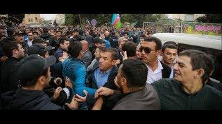 Mitinq iştirakçısını mülki geyimli şəxslər belə həbs etdi - 19 Yanvar "Mehman Hüseynova azadlıq"