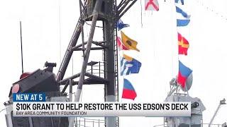 Naval museum receives grant to help restore USS Edson’s deck