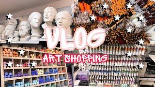 VLOG #1 | ХУДОЖЕСТВЕННЫЙ МАГАЗИН В ПИТЕРЕ / МОИ ПОКУПКИ || art shopping & haul || OLGA POGORELKO