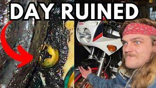How one Screw can turn into a Motorcycle Repair Nightmare / Yamaha FZR 1000 2LA Project Part 2