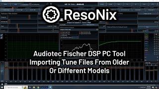 ResoNix Sound Solutions - Tech Tip: Importing Settings Of Tunes From Other Helix & Brax DSP Models